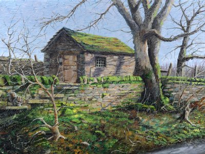 Stone Barn, Alport, Derbyshire by Trevor Neal